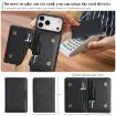 iPhone 17 Pro Max Kalebol MagSafe Card Bag Leather Case (Black) - 4