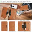 iPhone 17 Pro Max Kalebol MagSafe Leather Card Case (Brown) - 4