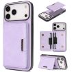 iPhone 17 Pro Kalebol MagSafe Magnetic Leather Case (Purple) - 1