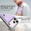 iPhone 17 Pro Kalebol MagSafe Magnetic Leather Case (Purple) - 6