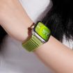 Wilderness Green 18mm Woven Nylon Hook & Loop Watch Band - 4