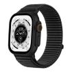 Black Woven Nylon Watch Band For Apple Watch 42mm/41mm/40mm/38mm - 1