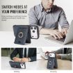 iPhone 17 Pro Max Leather Case with MagSafe Card Holder (Blue) - 3