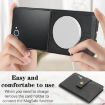 Samsung Galaxy Z Flip7 Leather Case with MagSafe & Card Holder (Black) - 3