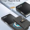 Samsung Galaxy Z Flip7 Leather Case with MagSafe & Card Holder (Black) - 5