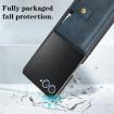 Samsung Galaxy Z Flip7 Kalebol MagSafe Leather Phone Case (Blue) - 4