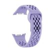 Galaxy Watch 8 40mm/44mm Black Reverse Buckle Purple Band - 3