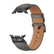 Samsung Galaxy Watch 8 Leather Band 40mm/44mm Gray Black - 2