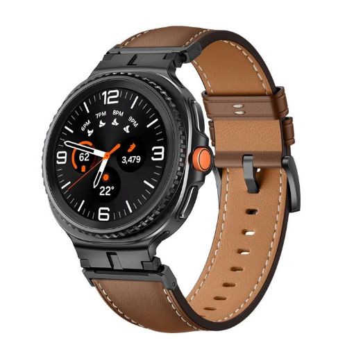 Genuine Leather Band for Samsung Galaxy Watch 8 40mm/44mm - 1
