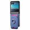 Moto Razr 40 Ultra Blue Twill Card Case with Magnetic Ring - 2