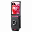 Moto Razr 50 Ultra Twill Fabric Card Bag Ring Case (Black) - 2