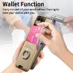 Moto Razr 60 Ultra Twill Card Bag Magnetic Case (Khaki) - 6