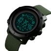SKMEI 1511 Army Green Men's Bluetooth Waterproof Smart Watch - 2