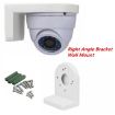 3.5" L-Type Plastic Right Angle Bracket for CCTV Dome Camera - 5