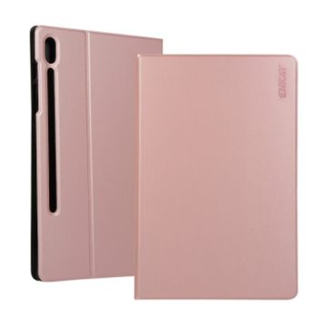 Galaxy Tab S6 10.5 T860/T865 PU Leather Flip Case Rose Gold - 1