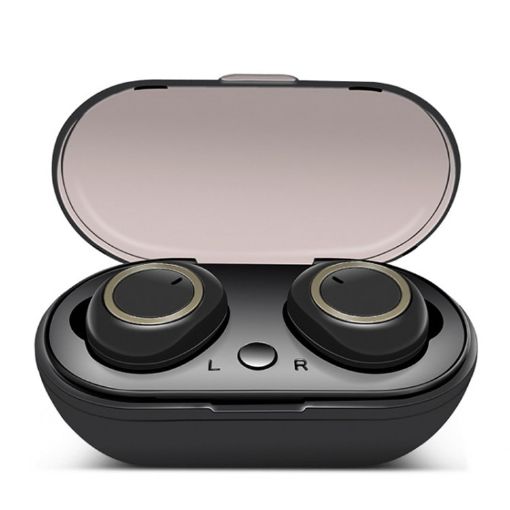 TWS-A1 Mini Invisible Bluetooth 5.0 Earphone with Charging Box - 1