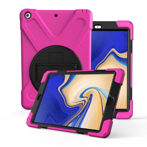 Galaxy Tab S4 10.5 T830/T835 360 Rotating Case Rose Red - 1