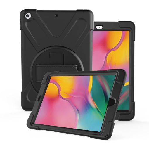 Galaxy Tab A 8.0 2019 360 Rotating Case with Holder & Hand-strap - 1