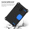 GalaxyTab A 8.0 (2017) Protective Shell with Straps - Black+Blue - 4