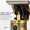VGR V-228 5W USB Hair Clipper, LED Display, Retro Bronze Engraved - 4