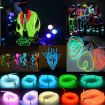 Flexible LED Neon Lamp EL Wire Strip Rope 3M USB Control, Random Colors - 2
