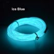 Flexible LED Neon Lamp EL Wire Strip Rope 3M USB Control, Random Colors - 4