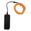 Flexible LED Neon Lamp EL Wire Strip Rope 3M USB Control, Random Colors - 6