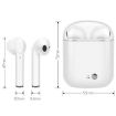 I7s TWS Bluetooth Earbuds with Charging Case Plating Finish - 2