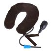 Inflatable Neck Traction Device, Head & Shoulder Pain Relief (Coffee) - 3