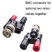 5pcs BNC Male Plug to Banana Jack Female RF Adapter (Black) - 6