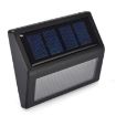 Solar Powered IP55 Waterproof LED Wall & Deck Lights (White) - 3