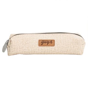 Large Capacity Creative White Pencil & Makeup Bag - 1