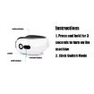 Black Air Pressure Eye Massager Eye Protector - 5