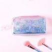 Dark Blue Mermaid Cute PVC Pig Pencil Case - Transparent & Colorful - 2