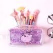 Dark Blue Mermaid Cute PVC Pig Pencil Case - Transparent & Colorful - 4