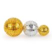 Magnetic Massage Ball Pair - Muscle, Finger, Plantar Relief, 4.7cm Silver - 2