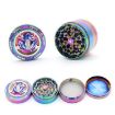 Colorful Smoke Grinder: Zinc Alloy Four-layer Grinder (Skull) - 3