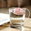 Mini USB Pink Donut Shape Air Humidifier Aroma Diffuser Purifier - 1