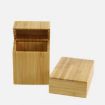 Rosewood Creative Wooden Clamshell Cigarette Case with Magnet Adsorption - 4
