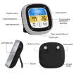 Digital Display Kitchen Barbecue Thermometer - Gray with White Box - 4