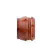 Yellow Wood Drum Smoke Grinder Tobacco Spice Crusher, Size S - 2