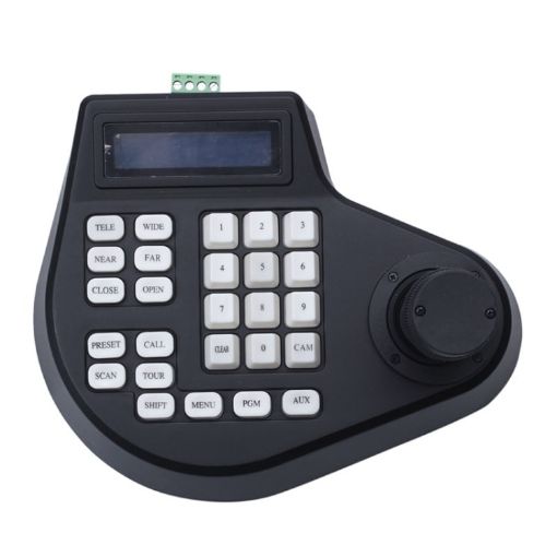 8003H Analog Coaxial Dome RS485 PTZ Control Keyboard, 2 Axis, UK Plug - 1