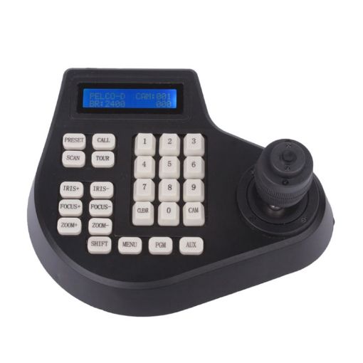 8003H RS485 PTZ Analog Coaxial Dome Control Keyboard, 4 Axis, EU Plug - 1