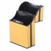 Gold Aluminum Cigar Cigarette Case Tobacco Holder Box - 4