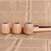 Solid Wood Tobacco Pipe with Smoke Filter and Mouthpiece Holder - 4