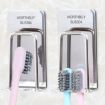 Wall Mounted Stainless Steel Toothbrush Holder and Cup - 2