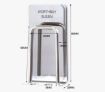 Wall Mounted Stainless Steel Toothbrush Holder and Cup - 6