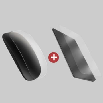 2 PCS 2in1 Mouse Front & Touch Film for Magic Trackpad 2 & iMac - 1