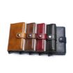 Royal Blue PU Aluminum Alloy Anti-Theft RFID Shielding Wallet - 3