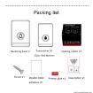 Villa Home Wireless Doorbell, 48 Music Options, US Plug - 4